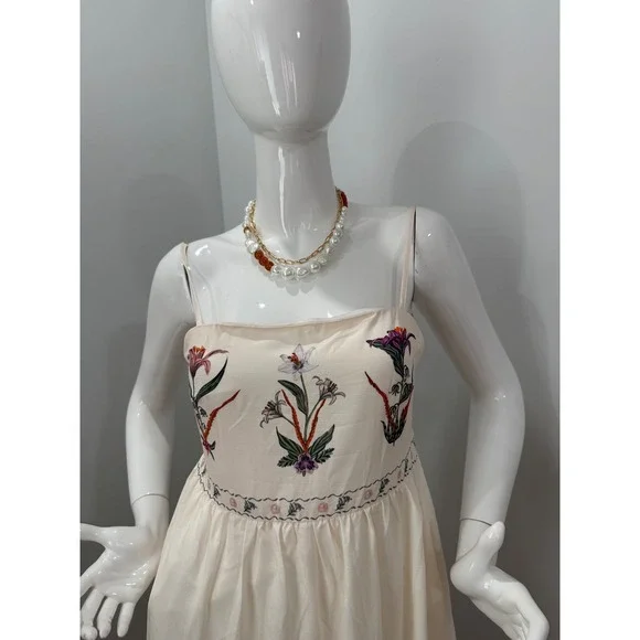 Commense Backless Pleated Floral Dress‎ size S - Picture 9 of 13